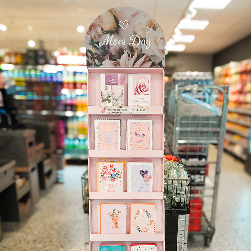 Snygga kortställ till Mors dag — för ett fint och lönsamt sortiment