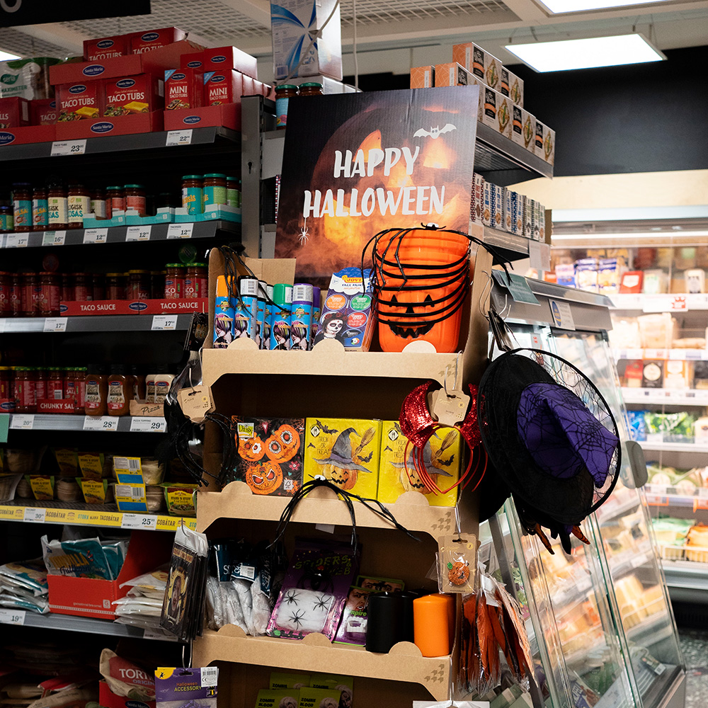 Halloween i dagligvaruhandeln – så ökar ni försäljningen